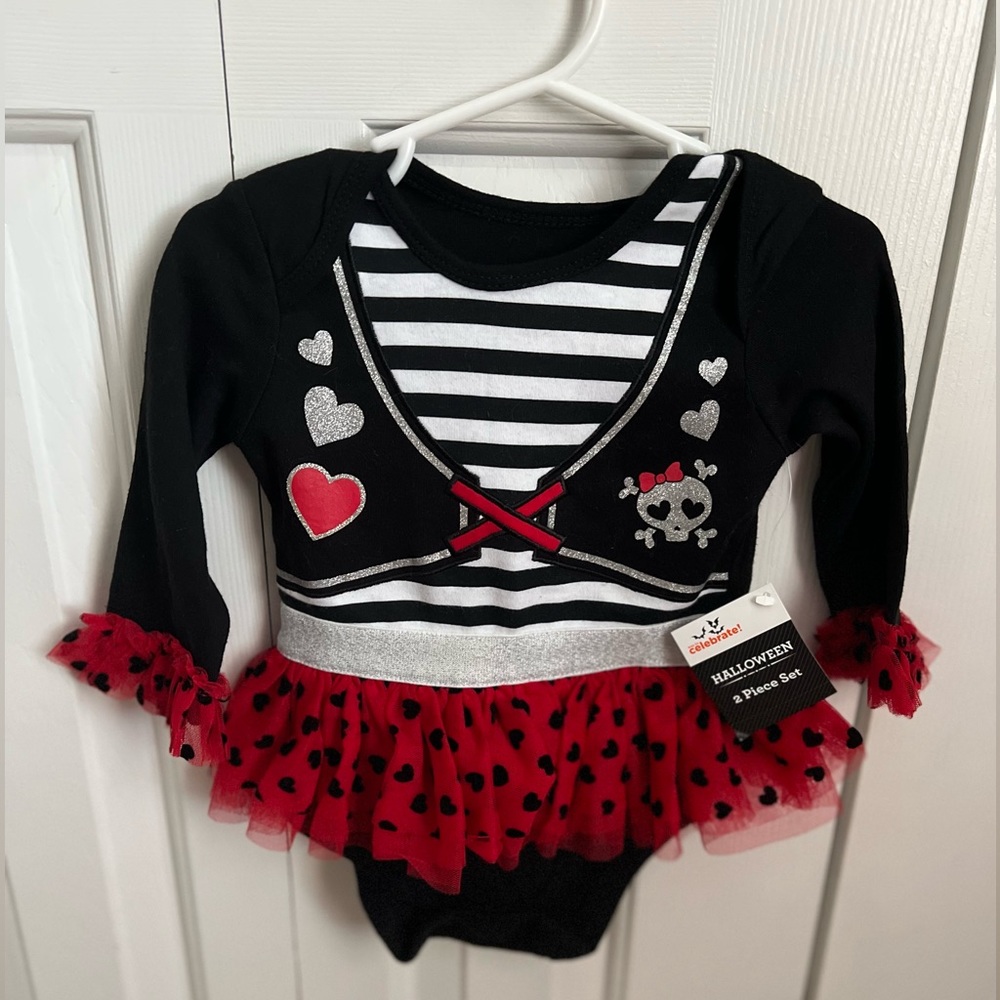 NWT 6-9M Pirate Halloween Onsie